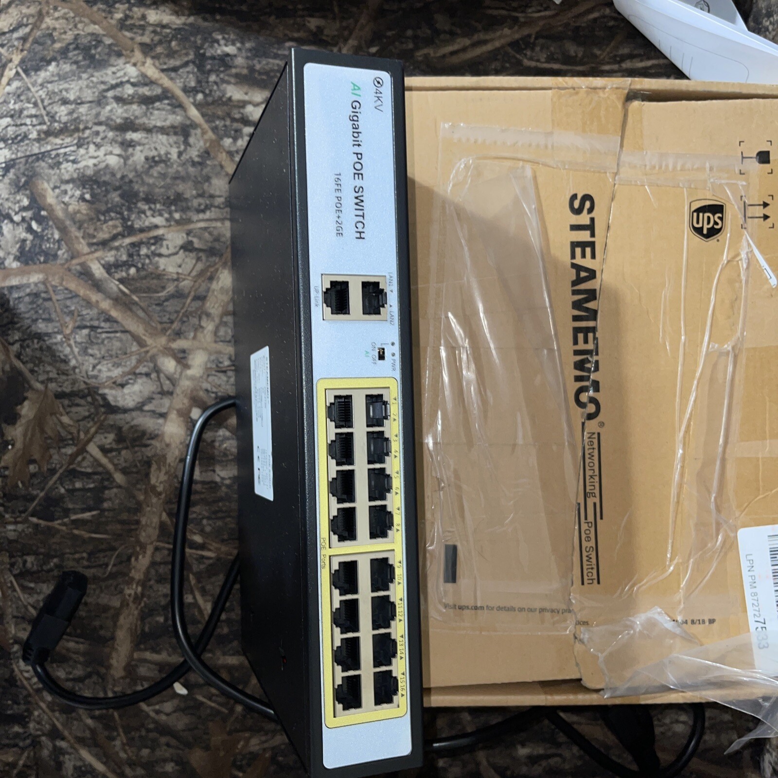Streamemo 4KV 16FE POE+2GE Model: POE216G