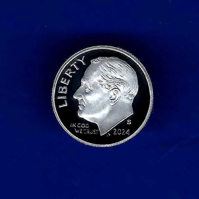 2024 S Silver Proof Roosevelt Dime -Gem Proof