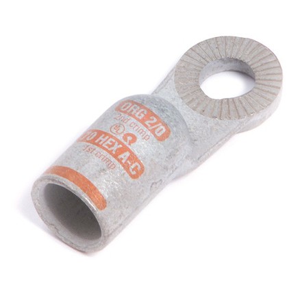 Grote 849308 Stud Locking Terminal, 1/0 Ga, 3/8", 5 Pack