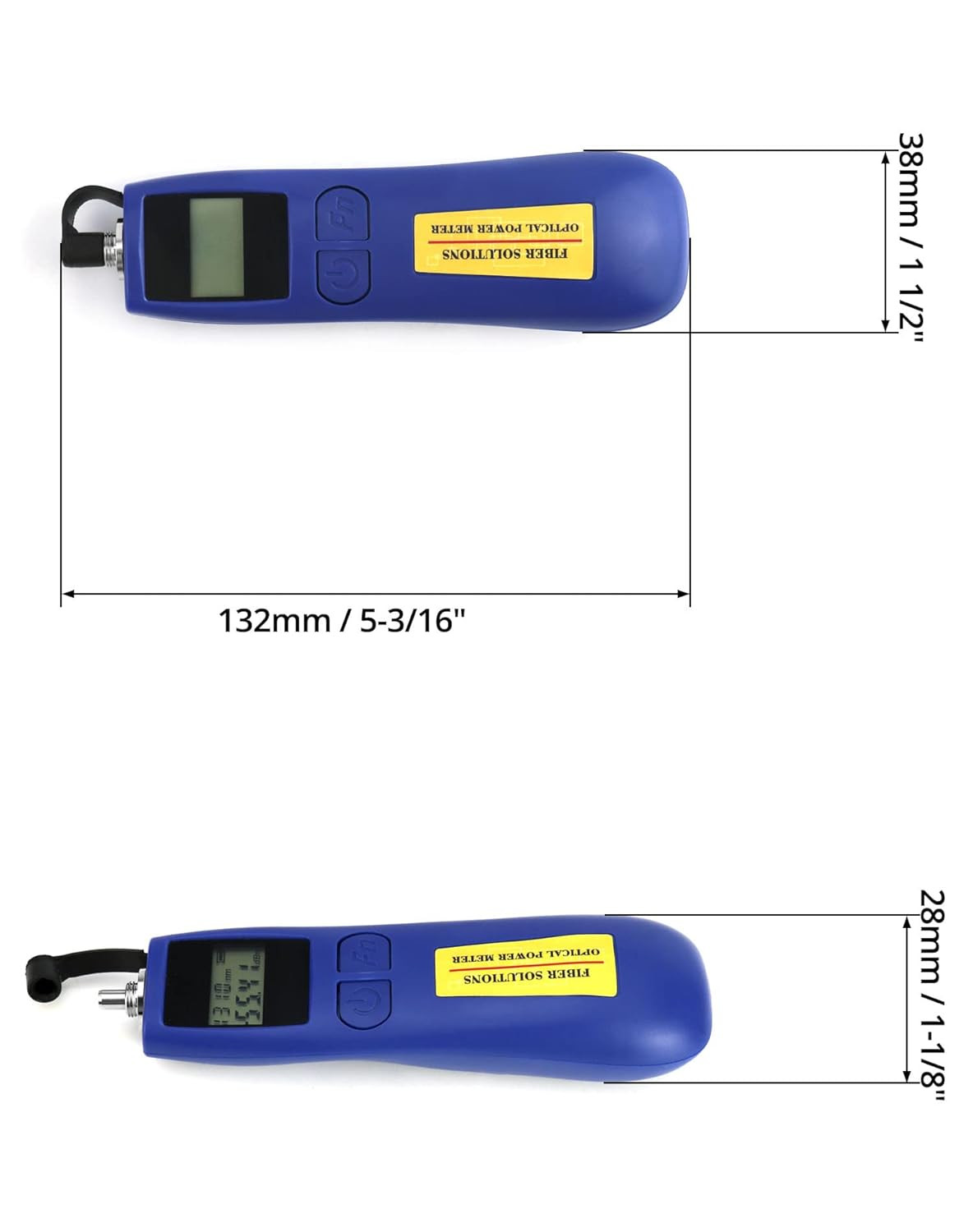 Optical Power Meter, -70~+10 Dbm, with Universal 2.5Mm Interface, Fiber Light Me