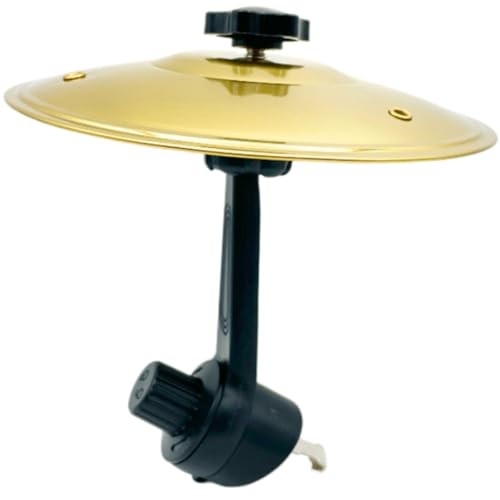 Car Crash Cymbal Air Vent,Car Symbol Mini Drum for Music Lovers,Fun Gold-A