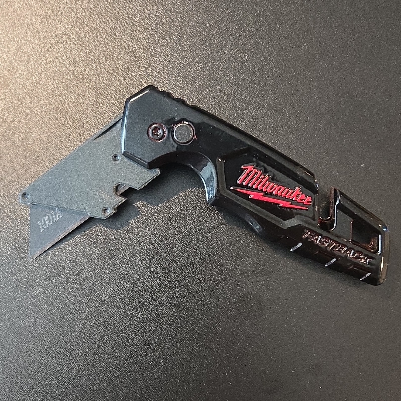Custom Milwaukee FASTBACK 48-22-1501 Folding Utility Knife Black/Red