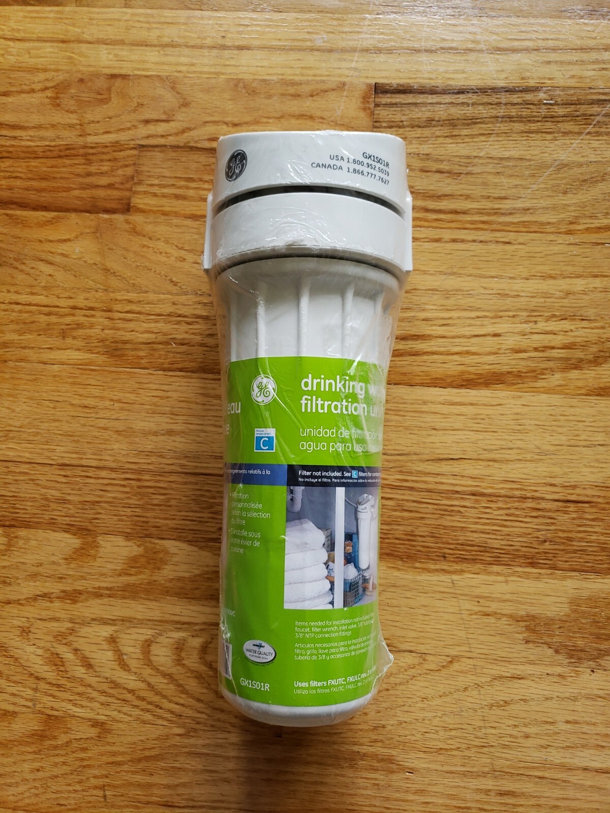 GE Single Stage Water Filtration System GX1S01R, Seal Has Small Opening