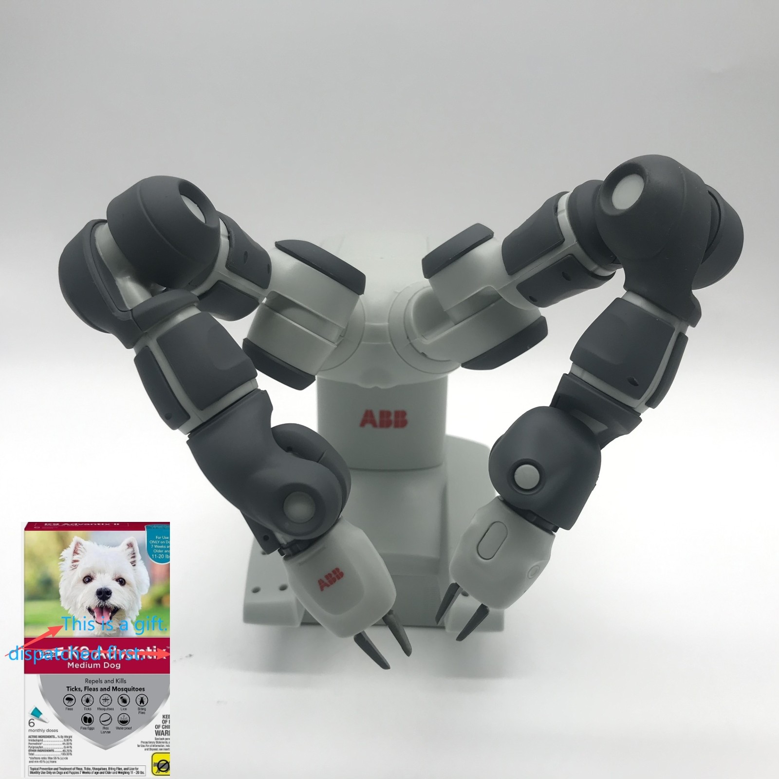 New ABB YUMI Industrial Robot Six Axis Arm 3D Model 1:4