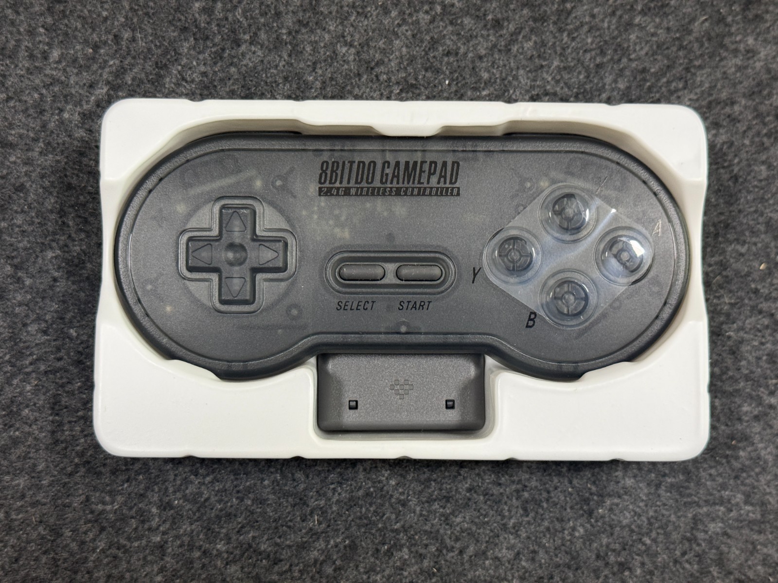 8Bitdo Sn30 2.4G Wireless Gamepad for Original SNES/SFC (Transparent Edition)