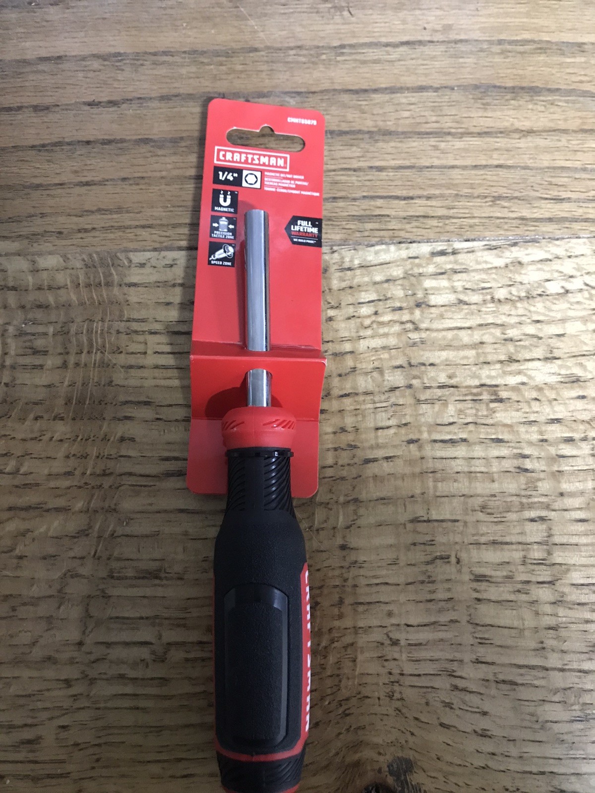 Craftsman Nut Driver, Magnetic, 1/4 Inch CMHT65079 NEW