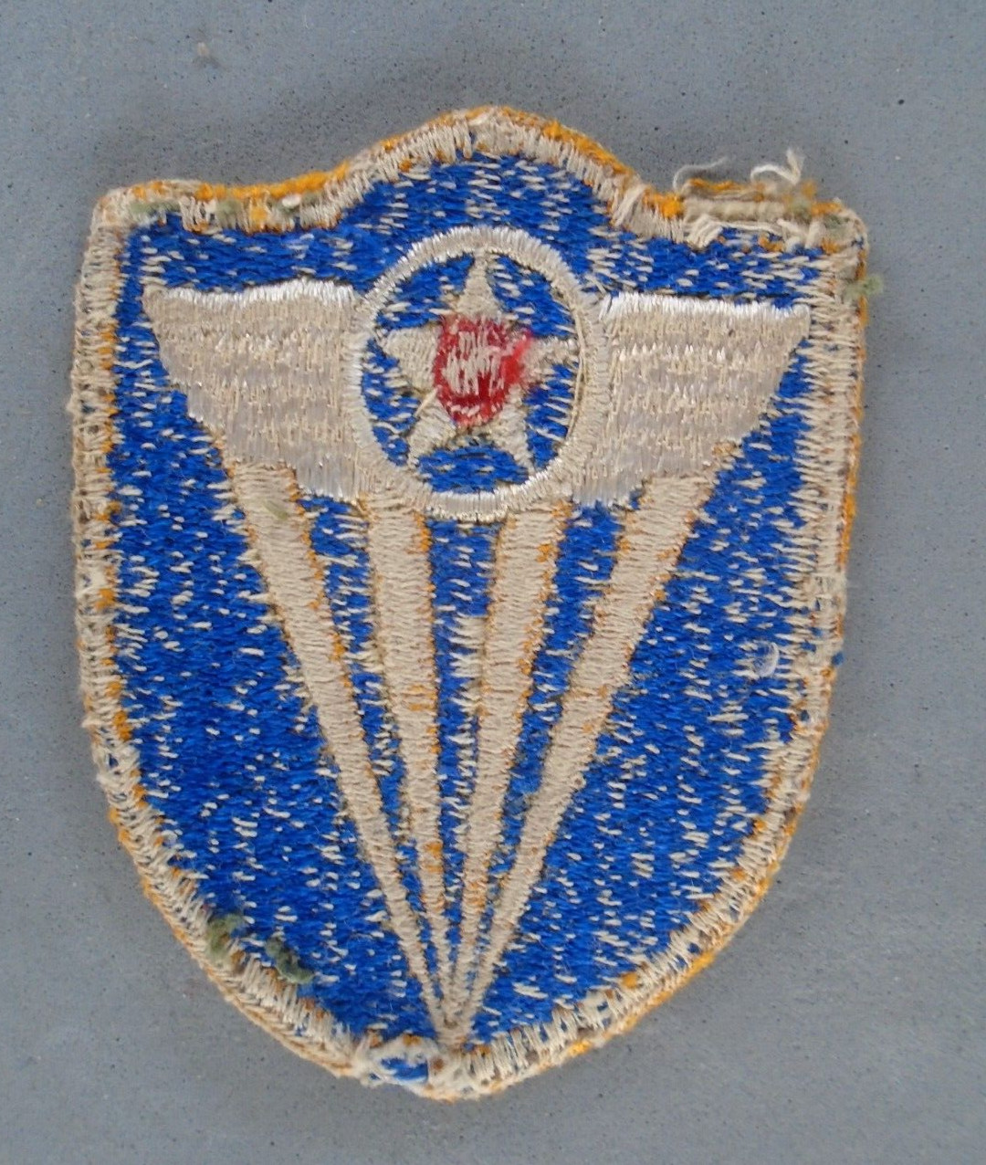 4th Air Force patch with blue back