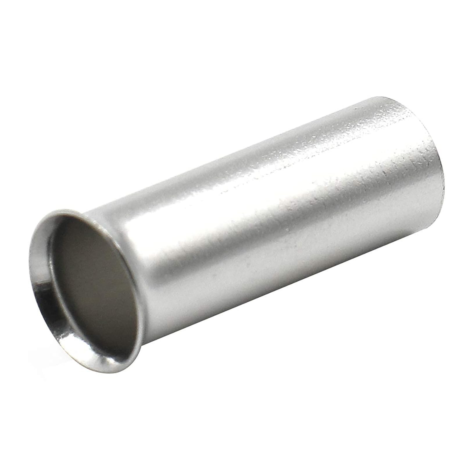 100-Pack 6 AWG 18mm Long Copper Crimp Connectors Non-Insulated Ferrule