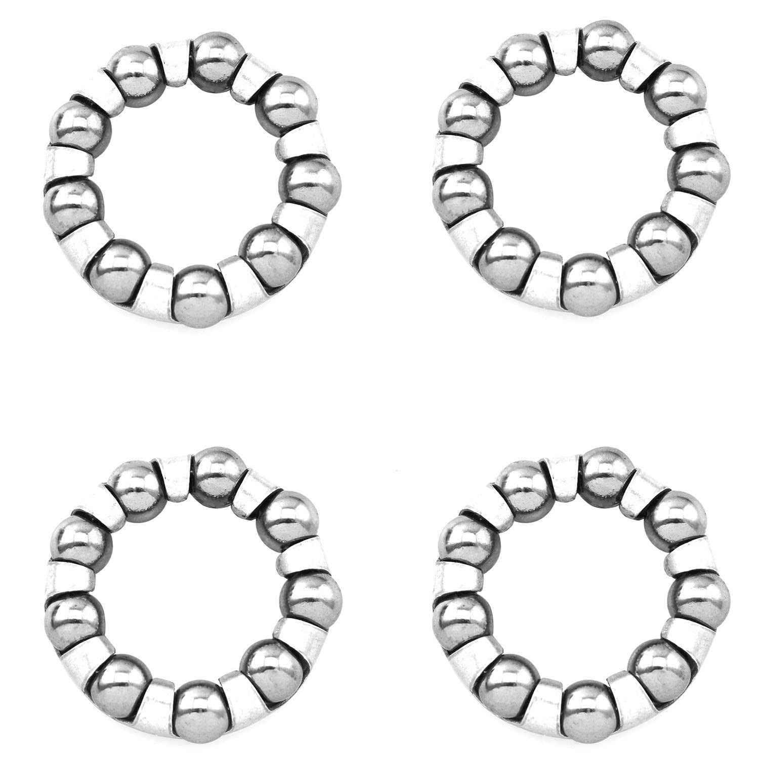 4pcs Bicycle Crank Ball Bearing 1/4 Inch X 9 Balls Ball Bearings for Bike Cra...