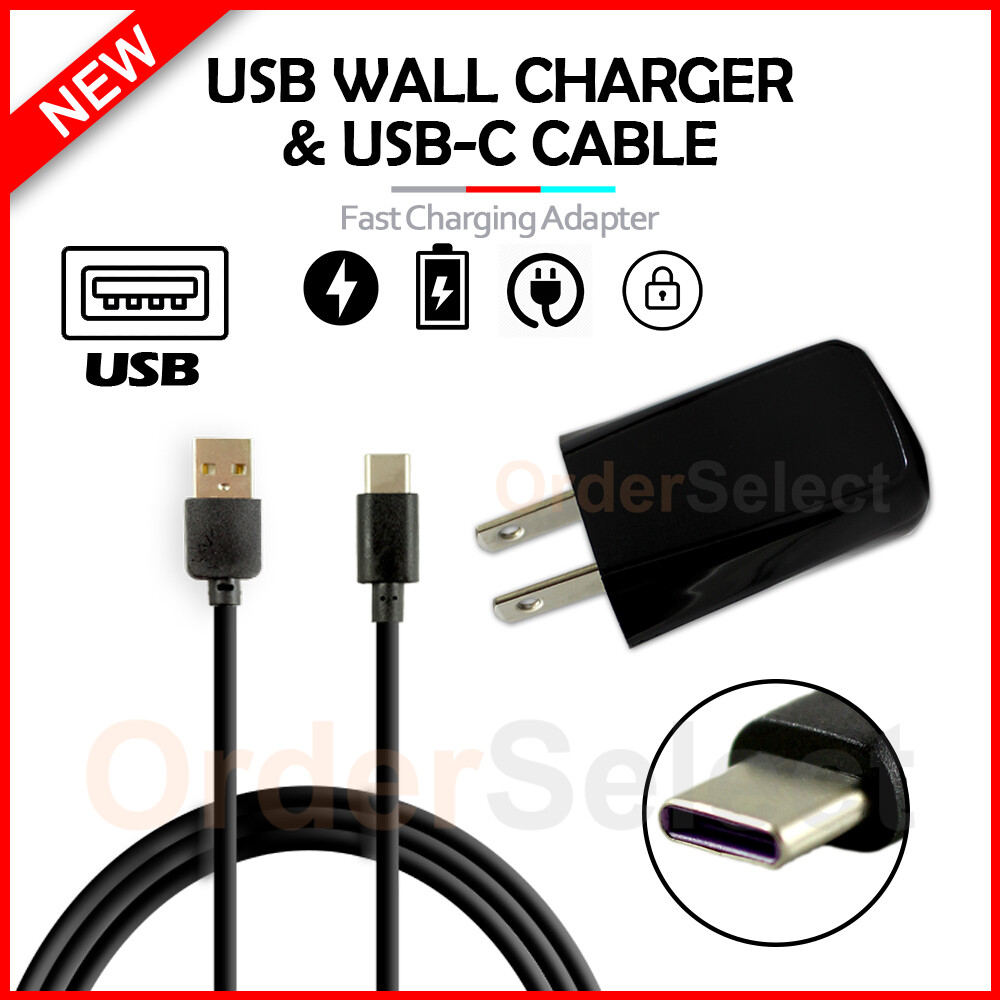 Wall Charger+USB Type C Cord for Motorola Moto G Fast/G Power/G Stylus/G 5G Plus
