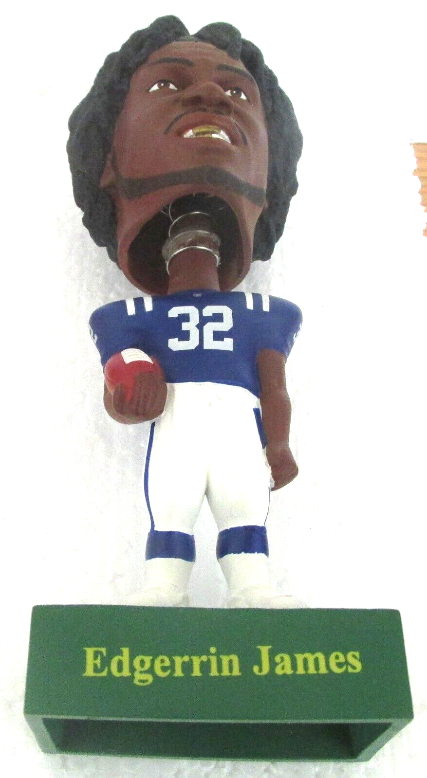 EDGERRIN JAMES 2001 INDIANAPOLIS COLTS PLAYMAKERS BOBBLEHEAD NO BOX