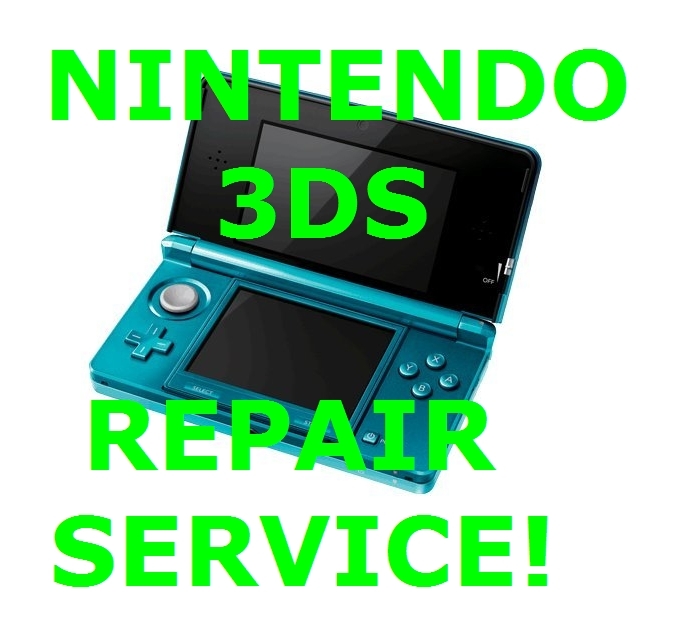 Fix Broken AS IS Nintendo 3DS System Parts and Repair Service!