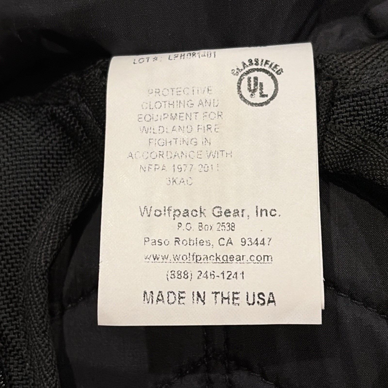 WOLFPACK GEAR DETACHABLE HYDRATION UNIT Hydration Pack Backpack Black NEW