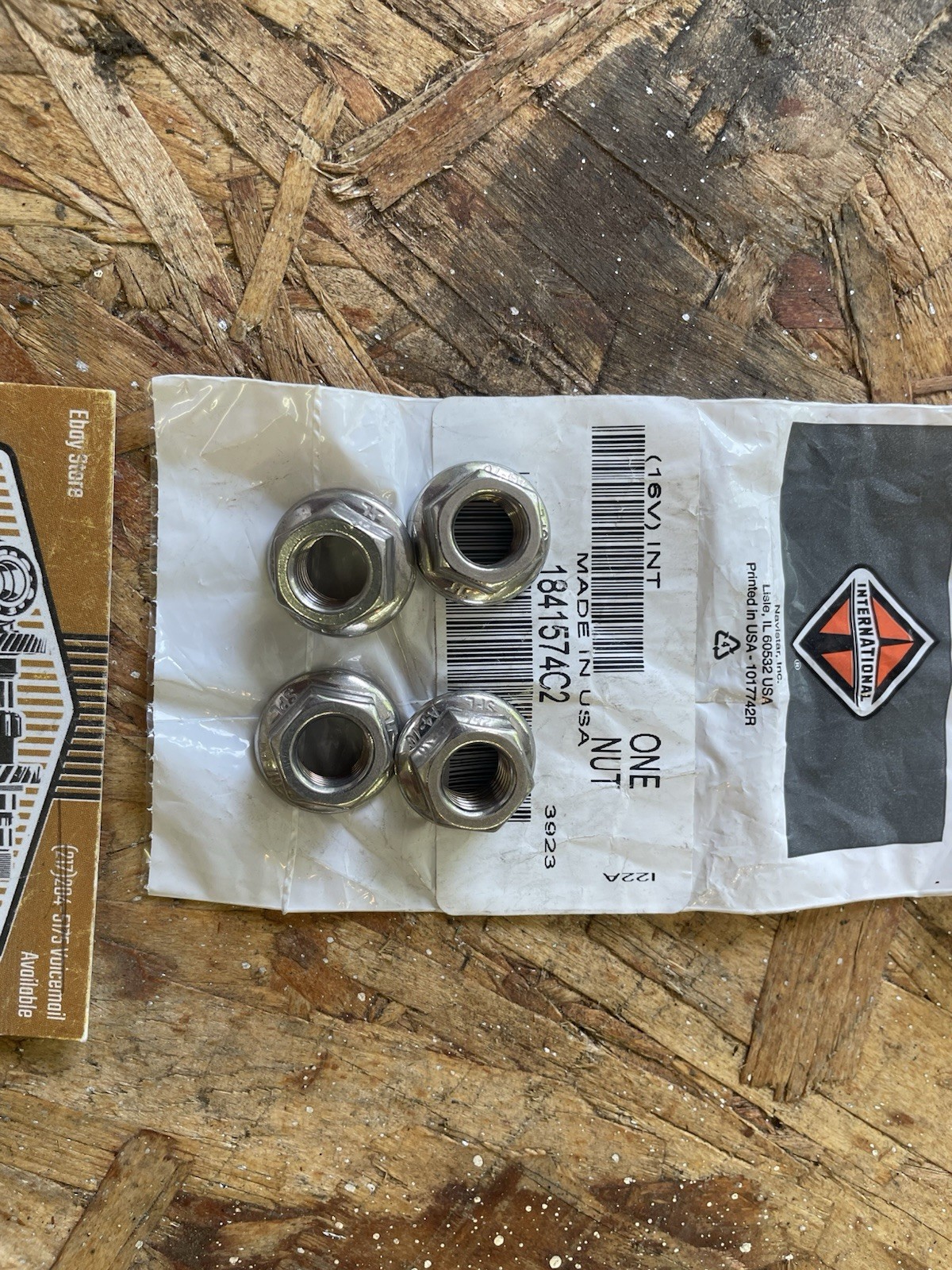1841574c2 INTERNATIONAL Maxforce  DT Stainless Turbo nut M10 Set Of (4)