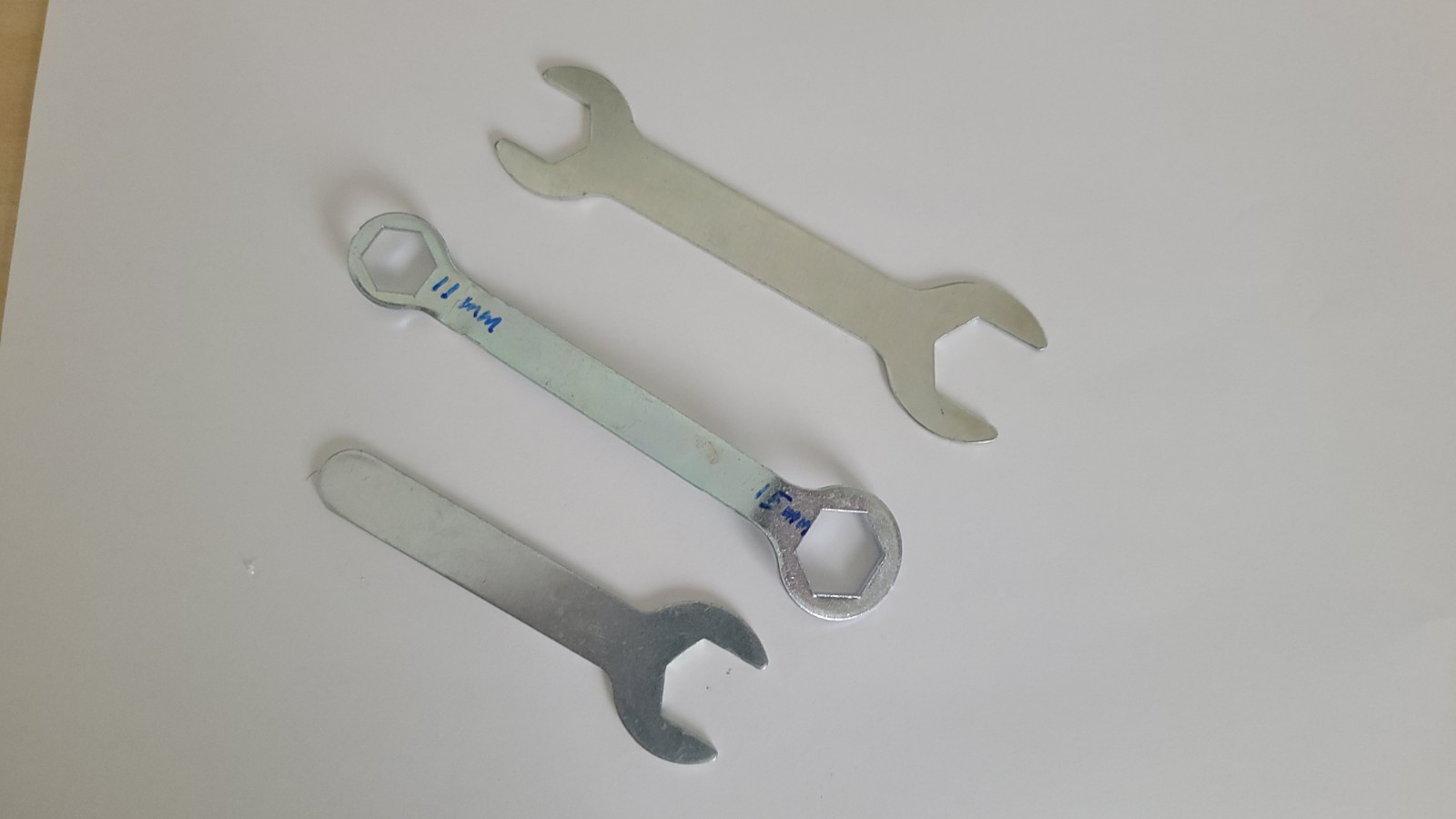 Three Simple Galvanized Keys