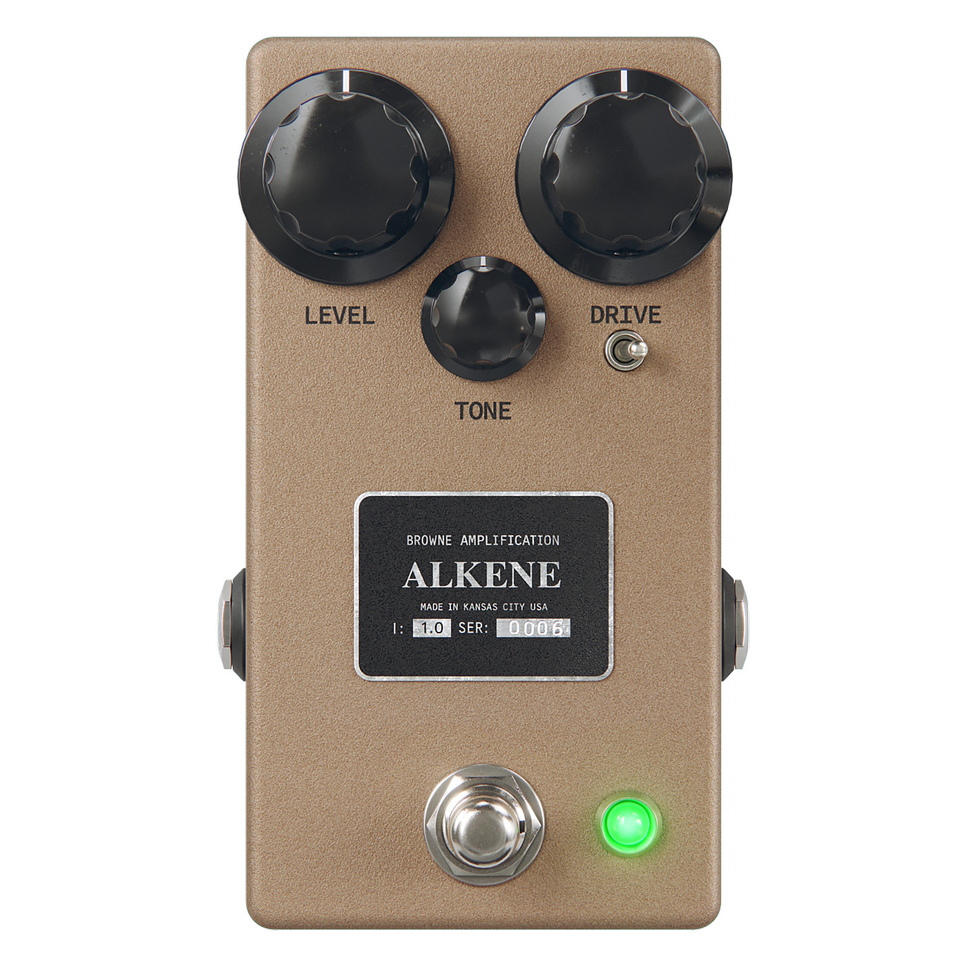 Browne Amplification Alkene Nashville Overdrive Pedal - FDE