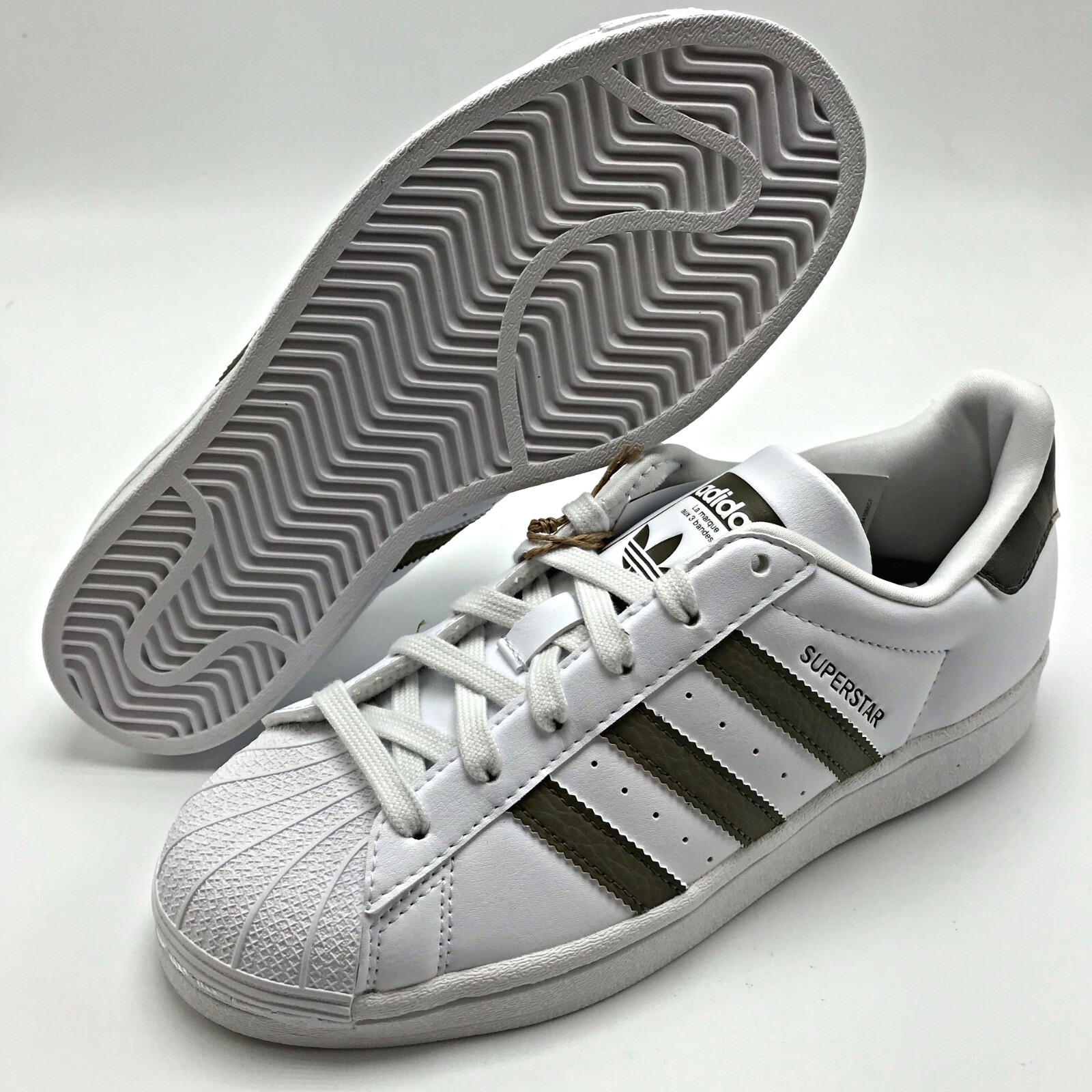 Adidas Originals Superstar J Cloud White Camo Youth shoes HQ4287 sz 4-7