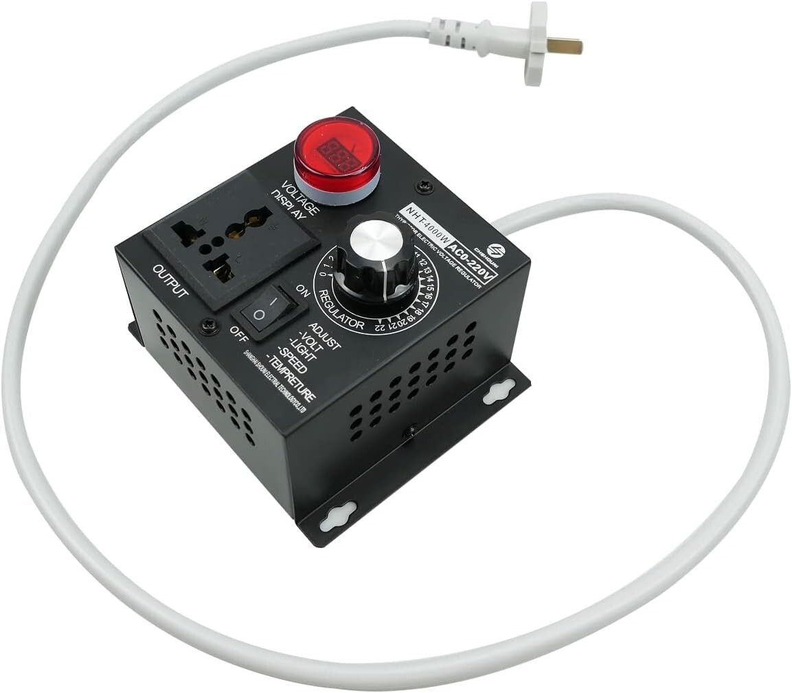 Variable Speed Controller Adjustable Voltage Controller Fit for Fans, Hand-he...