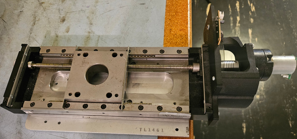 Newport Linear Translation Stage with DC motor and optical encoder