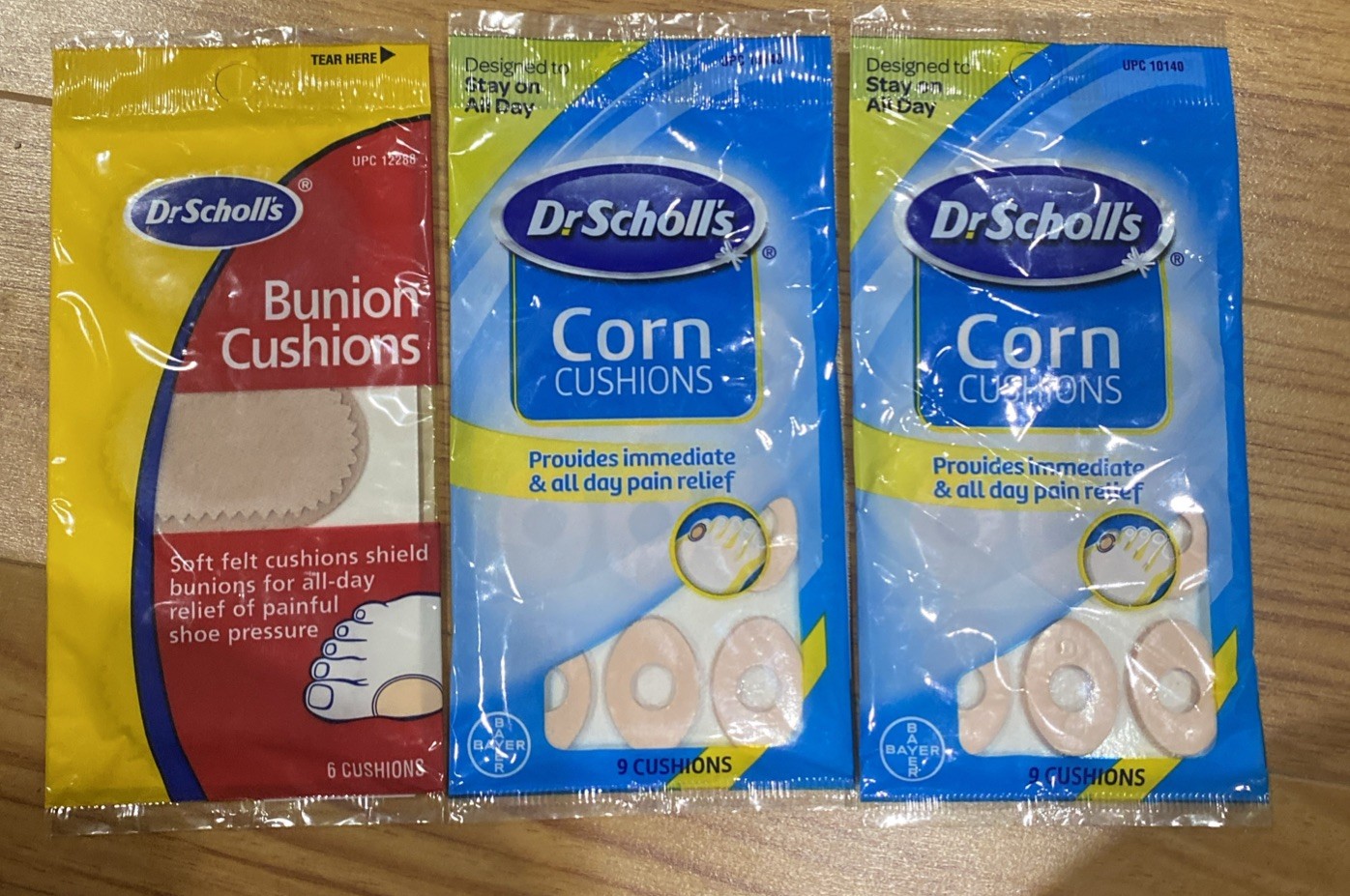 Dr Scholls BUNION Cushions Felt 6 cushions Pack + 2x Corn Cushions Packs
