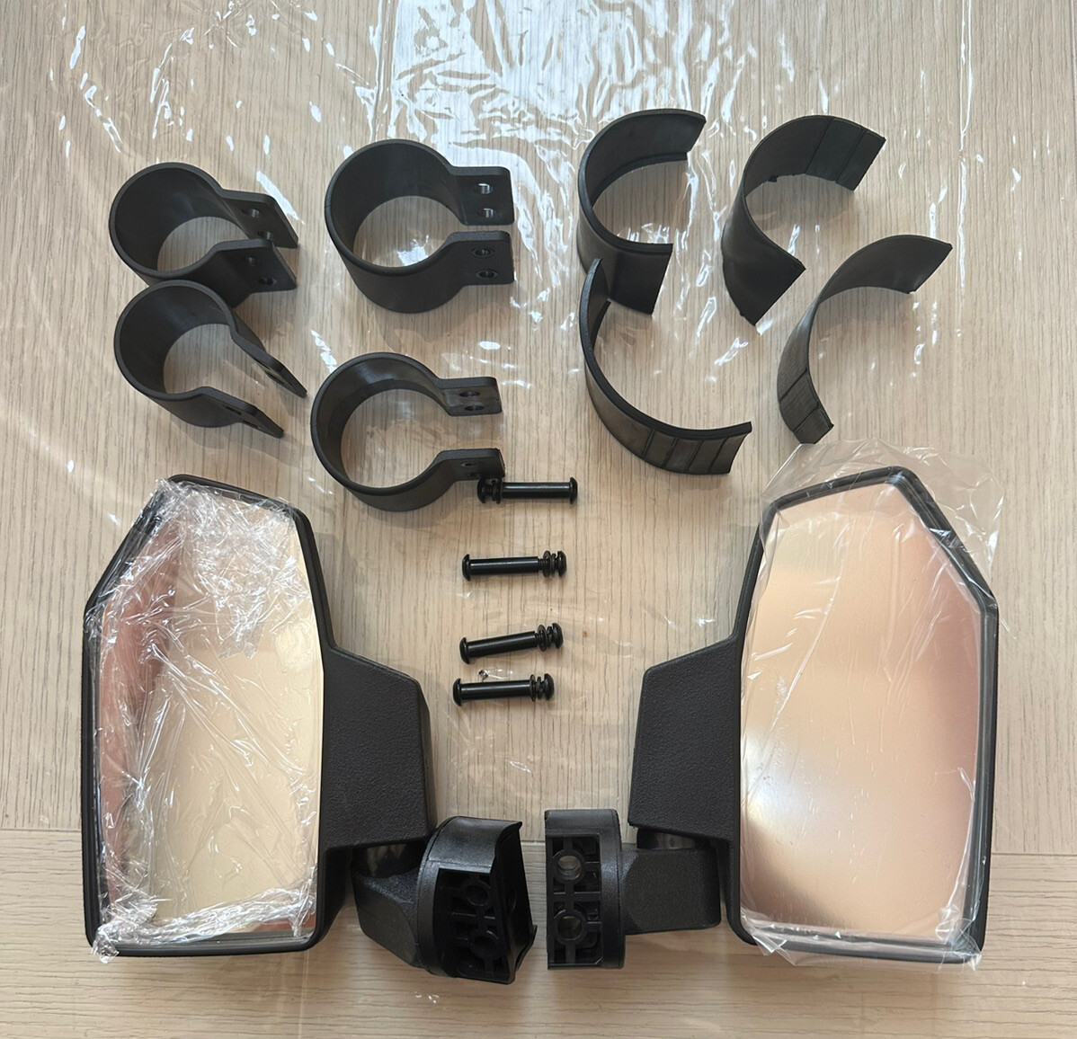 Quad Side View Mirror Kit Side By Side- Can-Am, Honda, Universal Bevel