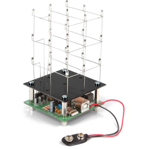 Velleman MK193 3D LED Cube 3 x 3 x 3 Soldering Practice Kit