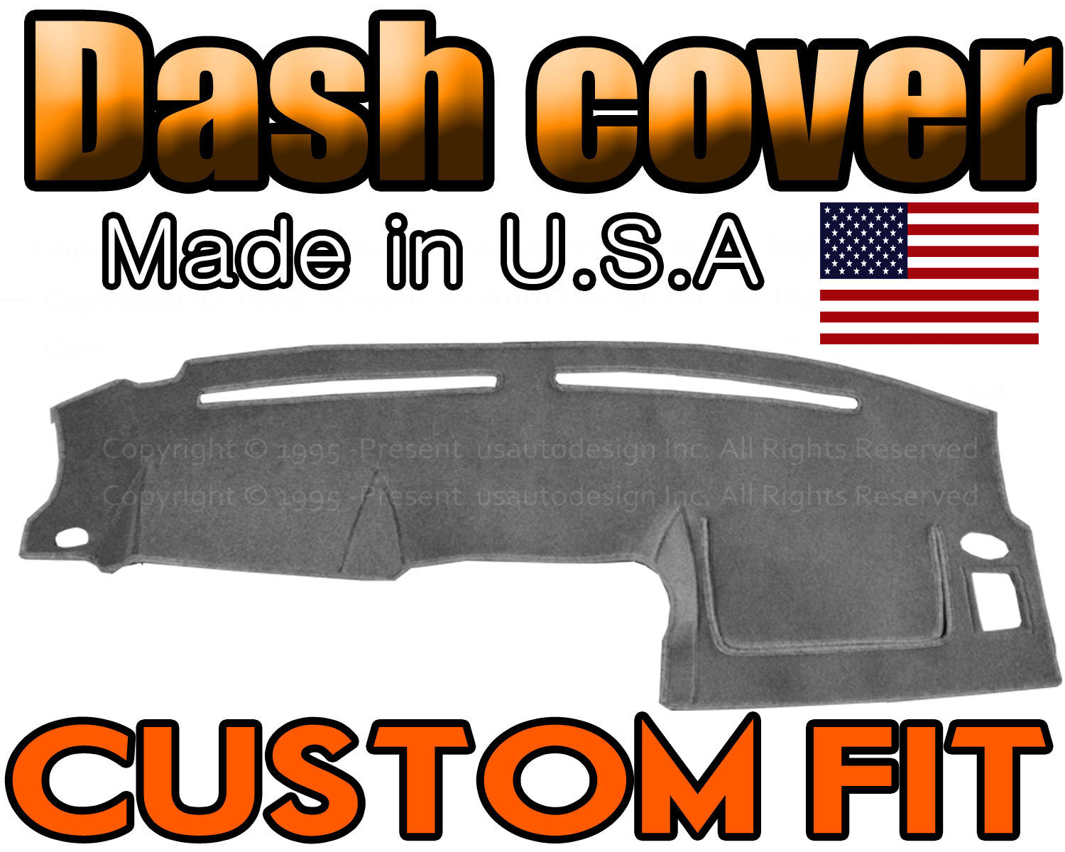 Fits 2000 - 2007  FORD  ESCAPE  DASH COVER MAT DASHBOARD PAD /  CHARCOAL GREY