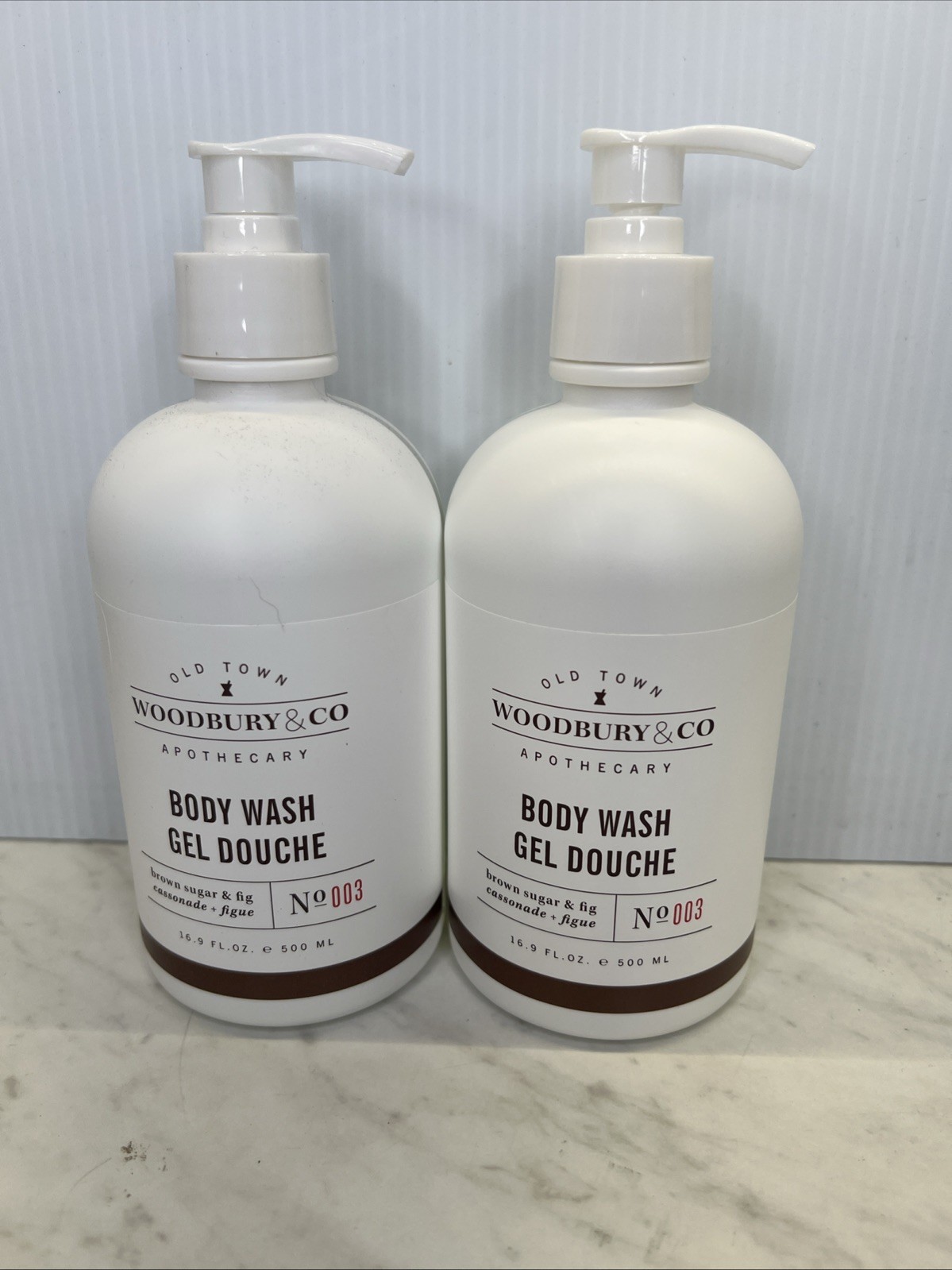 Woodbury & Co Body Wash Old Town Apothecary - LOT OF 2
