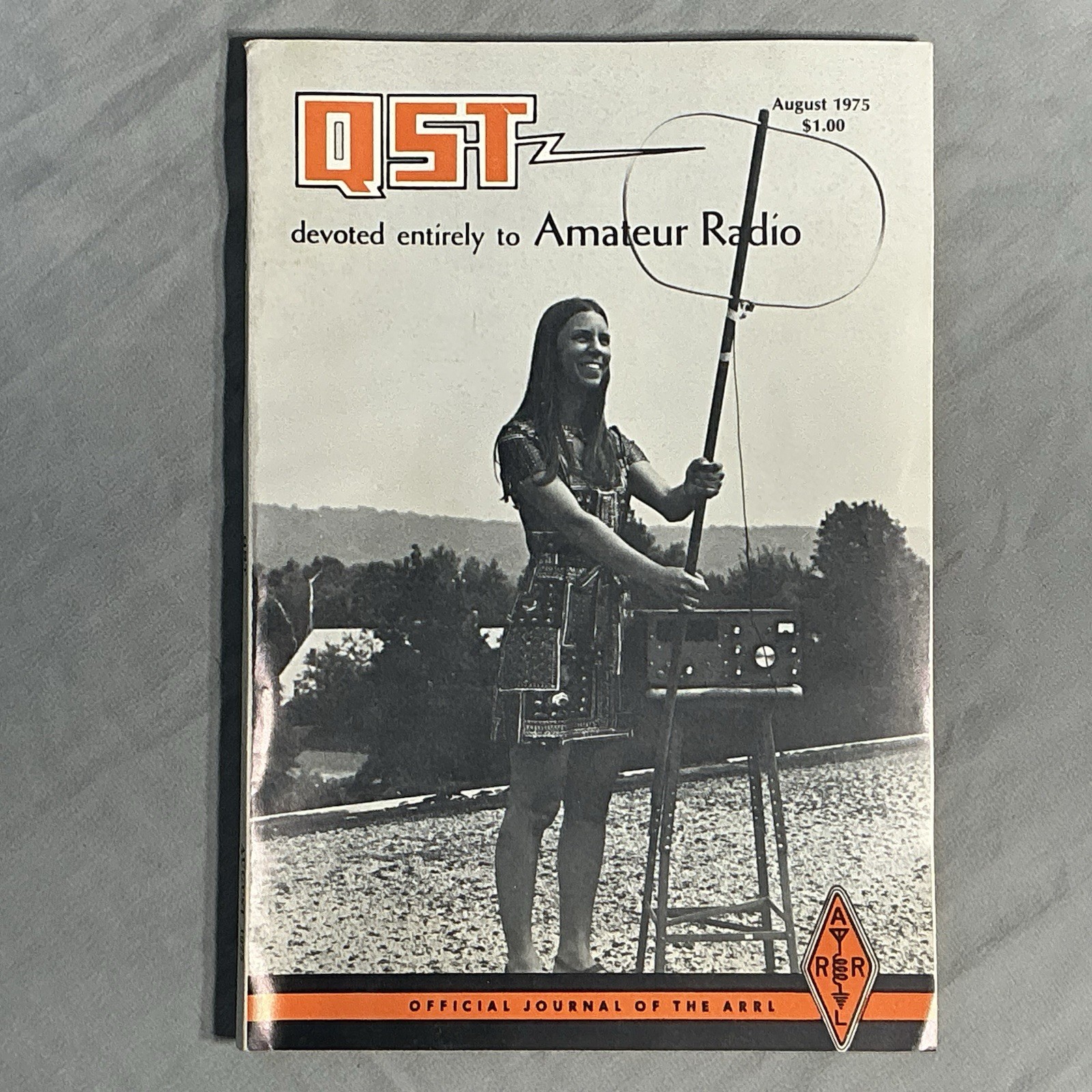QST Devoted Entirely To Amateur Radio Magazine August 1975 Vintage Ham Radio