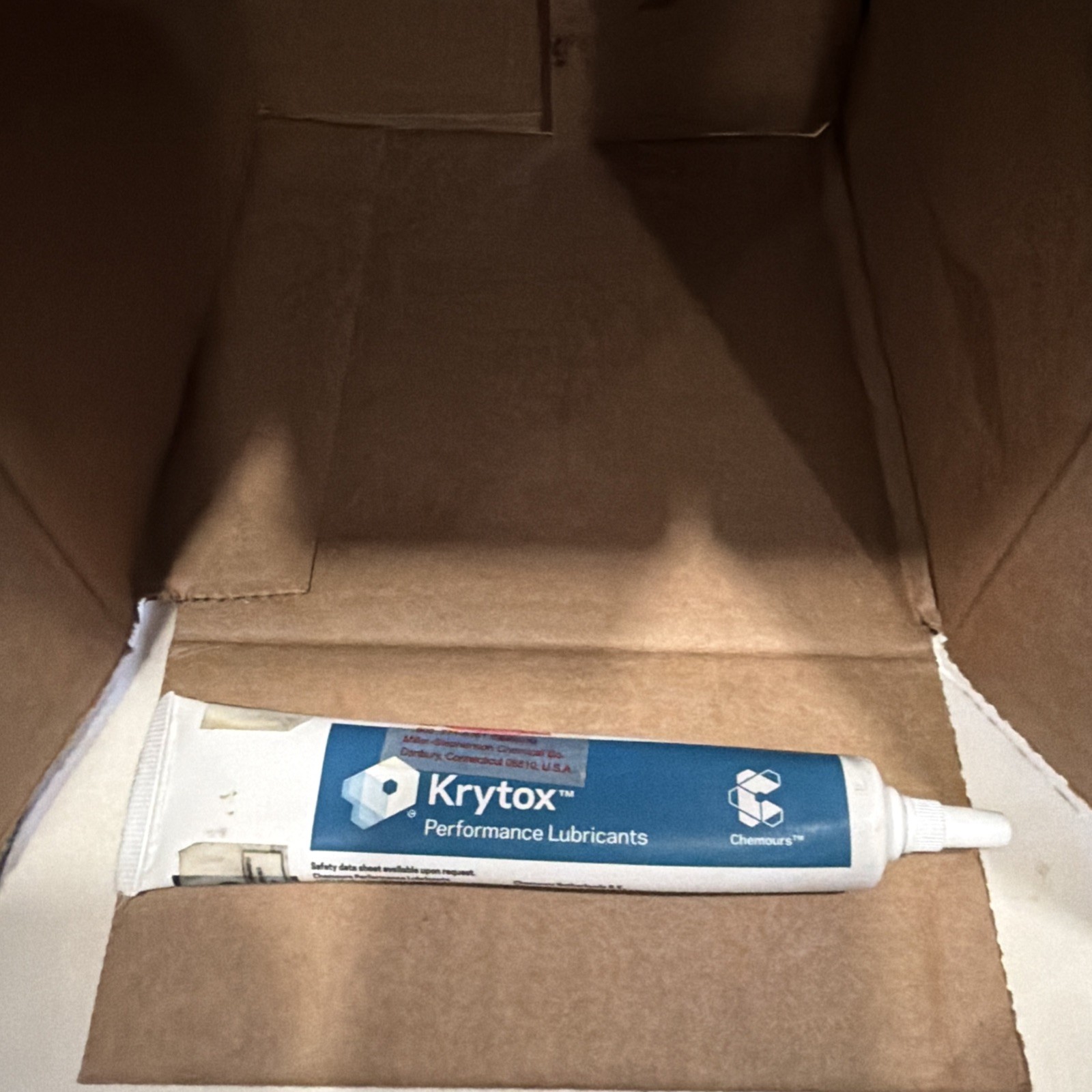 Krytox 240 Ac 2 Oz., Tube, Synthetic, White