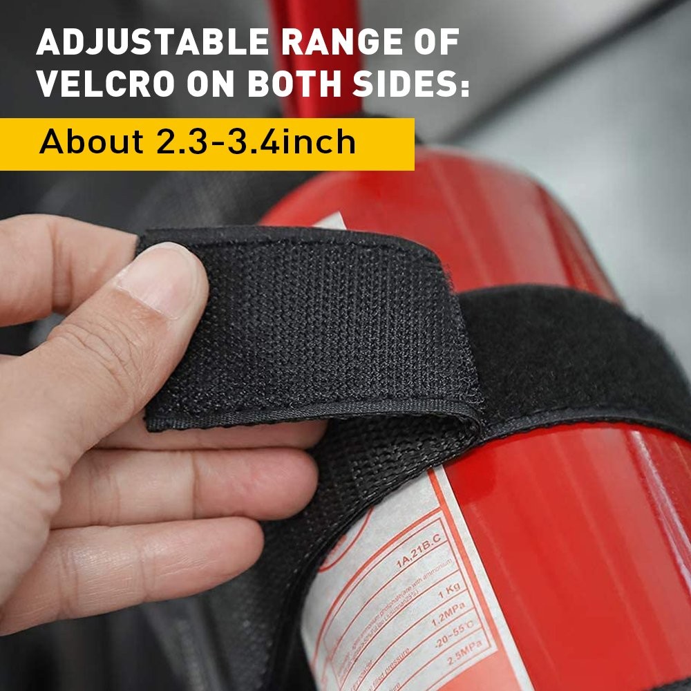 US Fire Extinguisher Car Mount Holder Bracket Adjustable Compatible For Jeep UTV