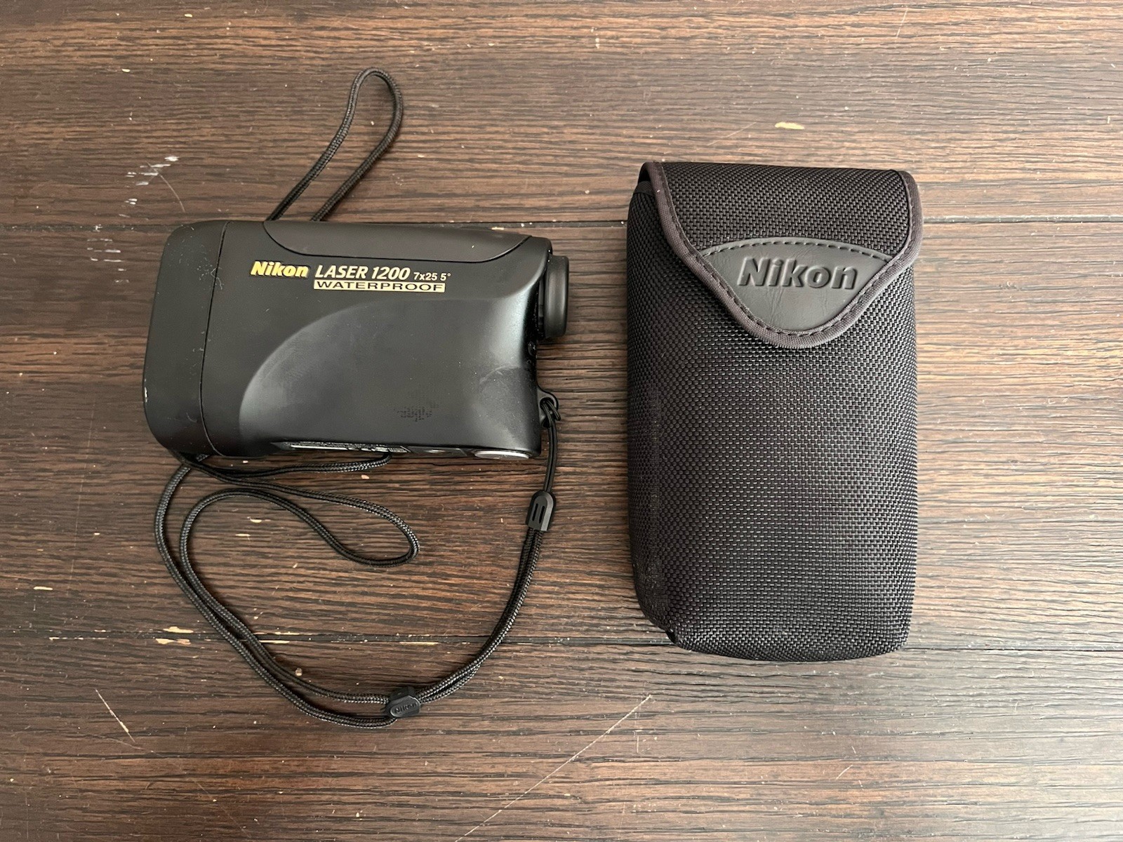 Nikon Monarch Gold Rangefinder Laser 1200 7x25 5” Waterproof Golf Hunt