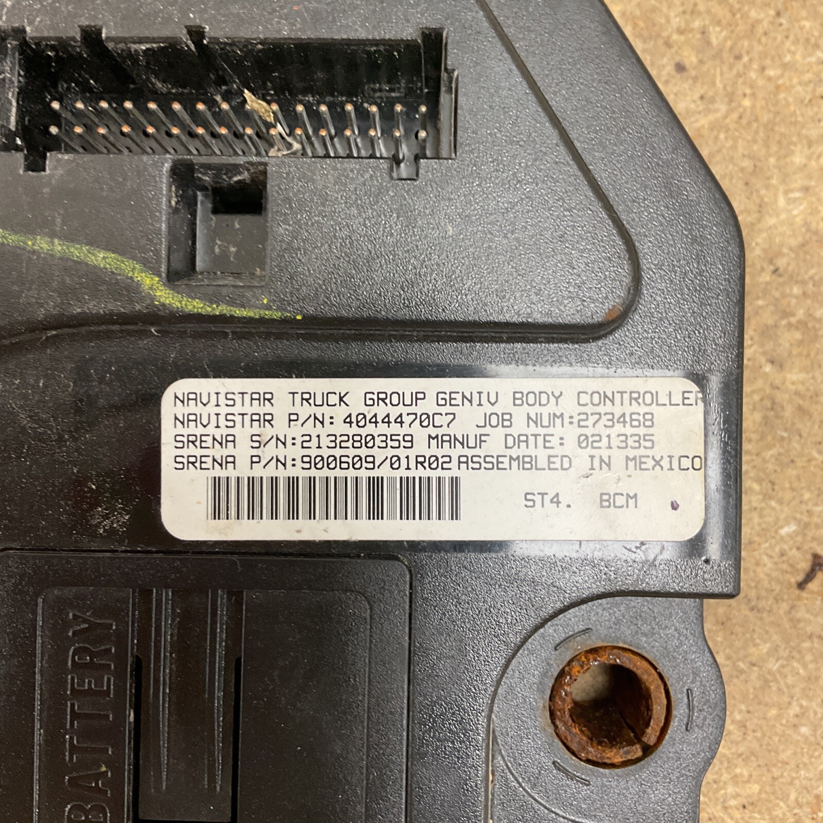 4044470c7  International Prostar Cab Control Module