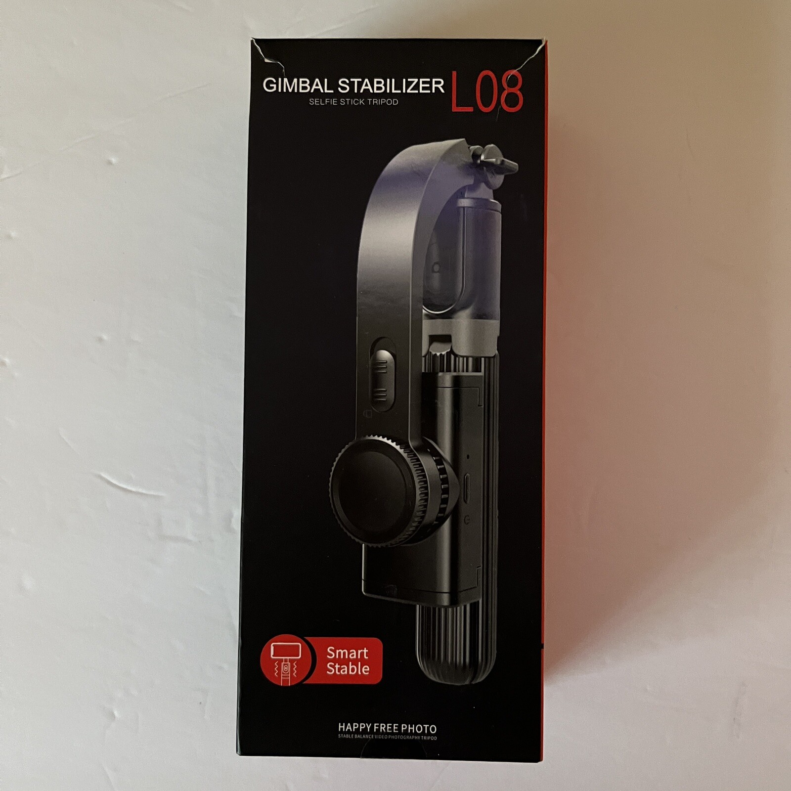 Gimbal Stabilizer L08 Happy Free Photo - Open Box