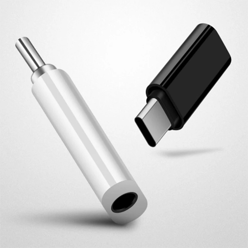 USB-C to 3.5mm Audio Adapter Female Jack Converter for Xiaomi Huawei Earphones