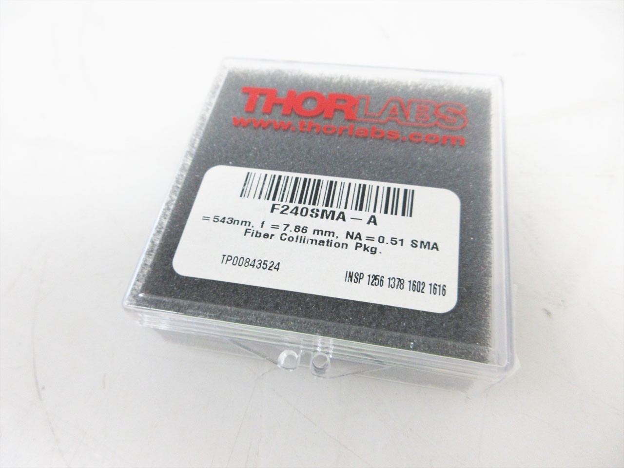 THORLABS F240SMA-A SMA905 FIBER COLLIMATION PACKAGE 543 nm, F = 7.86 mm