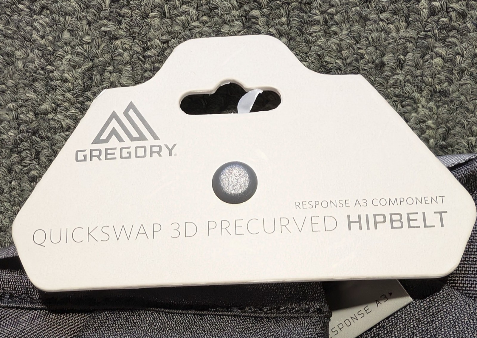 GREGORY QUICKSWAP 3D PRECURVED HIPBELT/ RESPONSE A3 COMPONENT