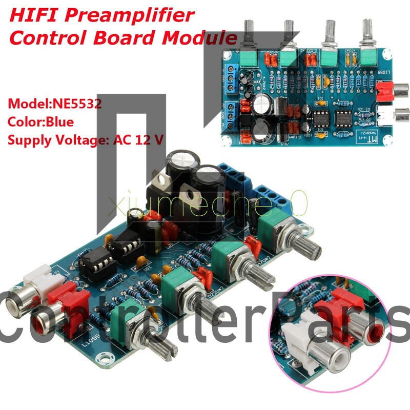 NEW HIFI NE5532 OP-AMP Preamplifier Amplifier Volume EQ Tone Control Board