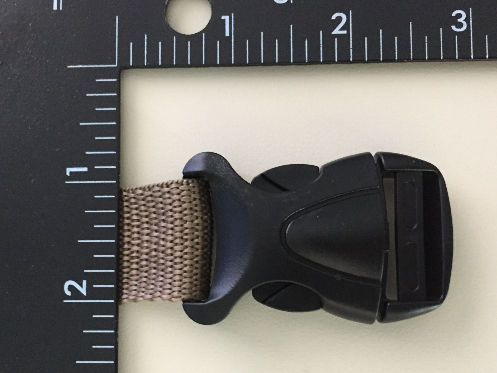 30 Buckles Black Plastic Quick Release for 1" wide webbing