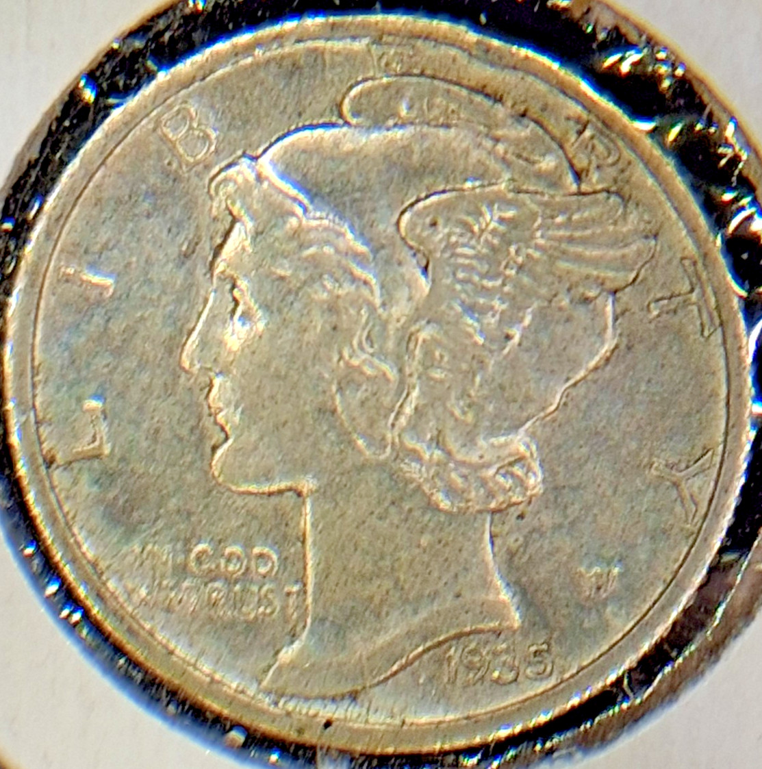 1935 Mercury Dime