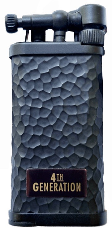 4th Generation IM Corona Old Boy Perique Black Soft Flame Pipe Lighter - 7964
