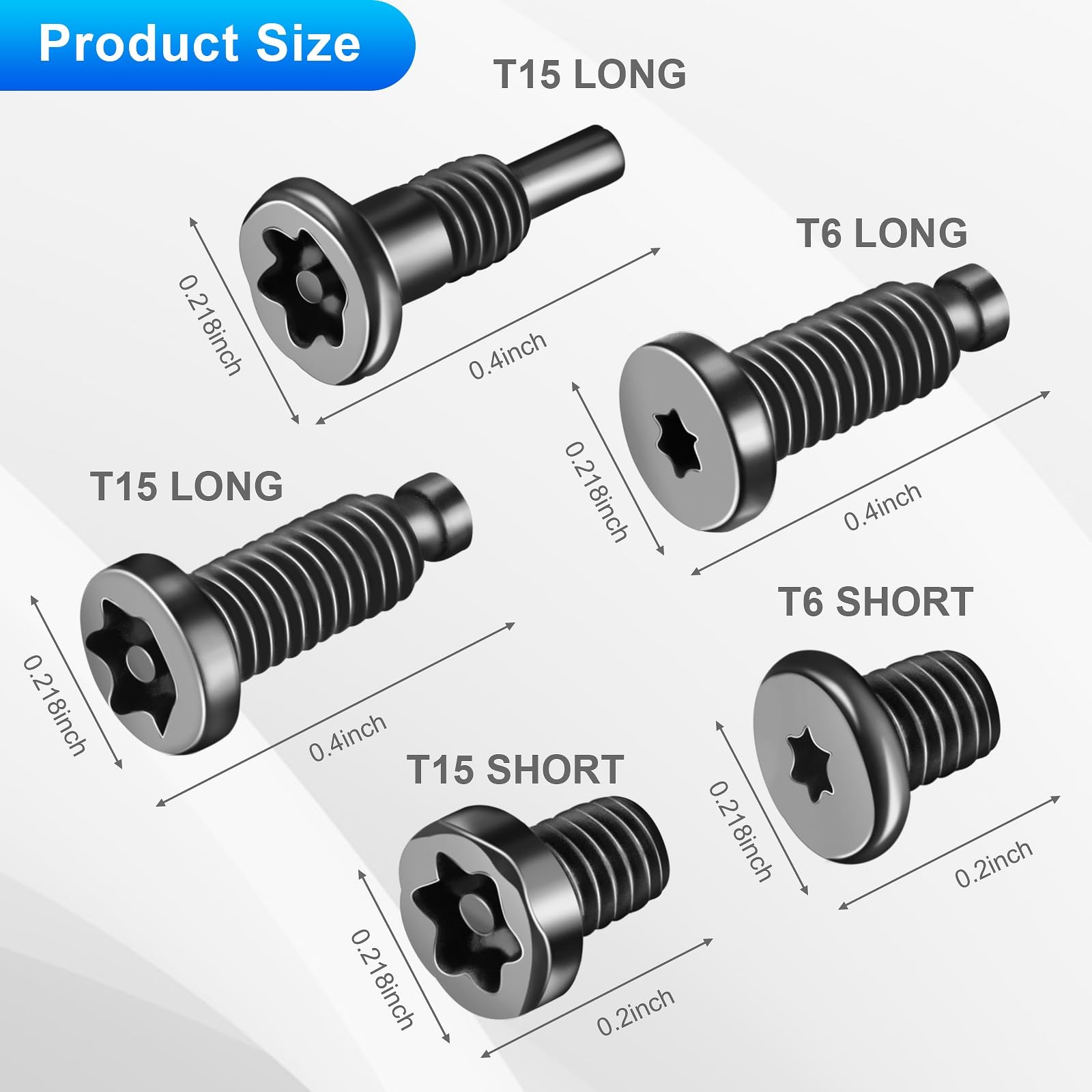 20Pcs Security Screws for Camera Doorbell Screws Replacement with Video Doorb...