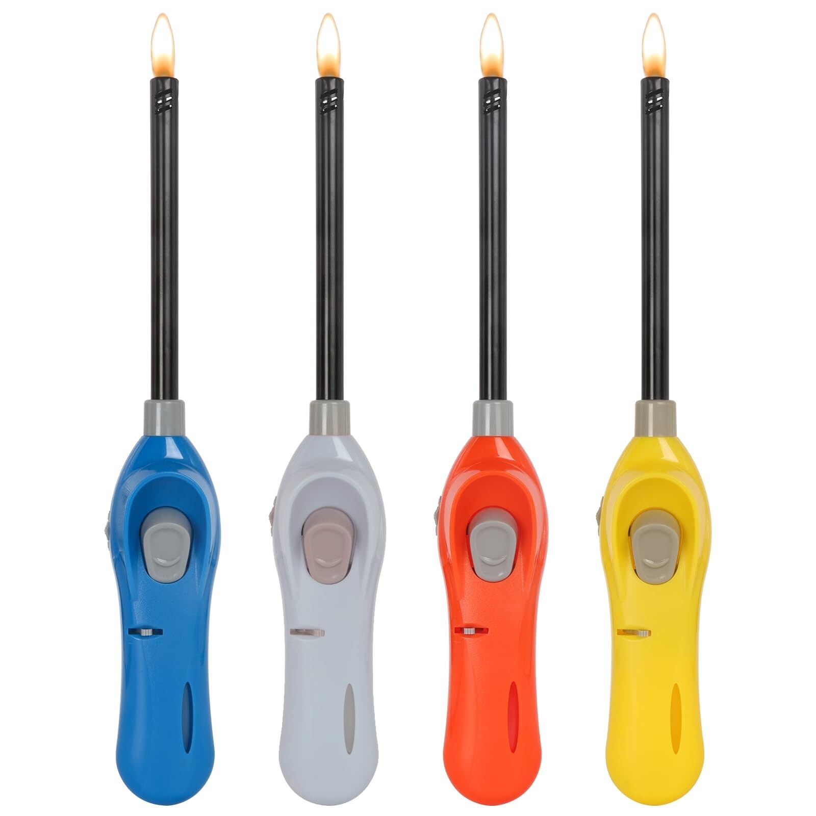 Candle Lighter Refillable for Kitchen Fireplace Pilot Light DIY BBQ Grill 4 Pack