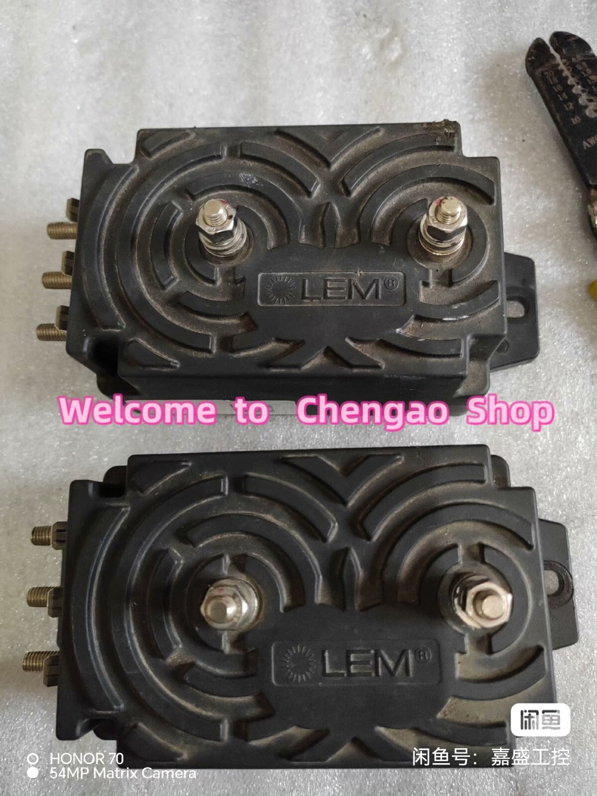 🔥 ✅  1  PC USED   LEM  DVL2000   Current  Transformer #B4870H  CL