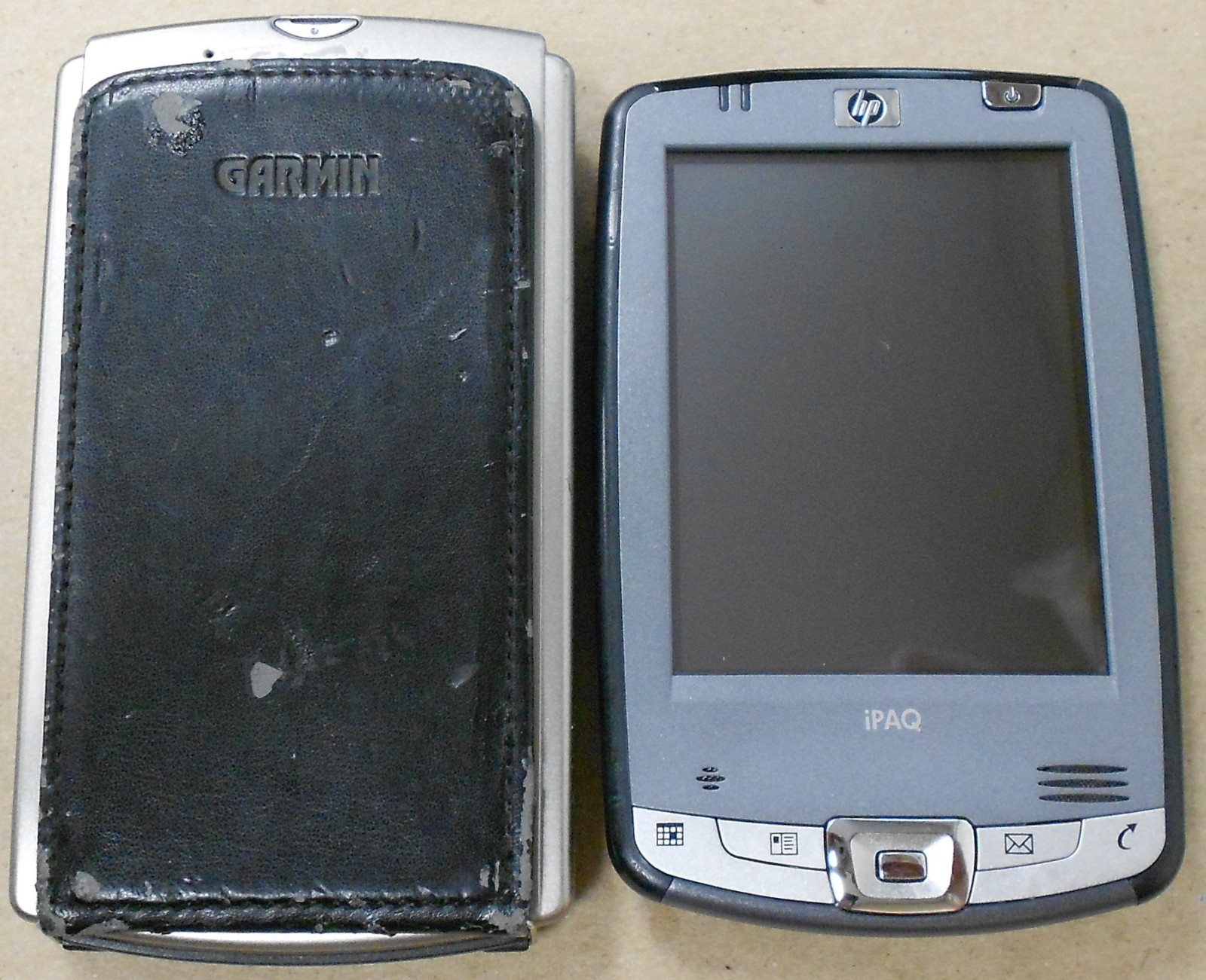 Lot of 2 PDA's Untested As/Is Garmin iQue 3600 & HP HX2495B for Parts 0422-11M