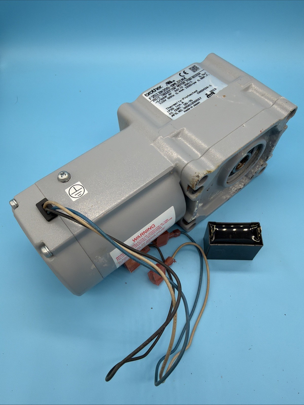 Follett 00957811 Gear Motor Assembly, 115, 60hz, 200 To 1 Ratio