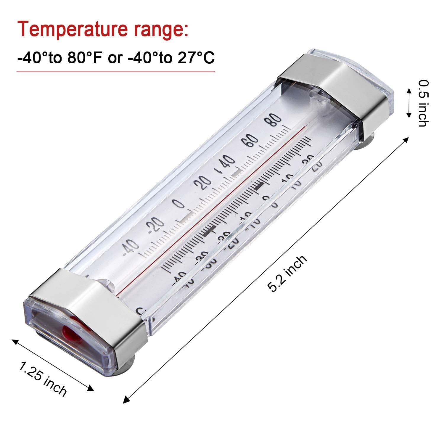 12 Pack Fridge Refrigerator Freezer Thermometer