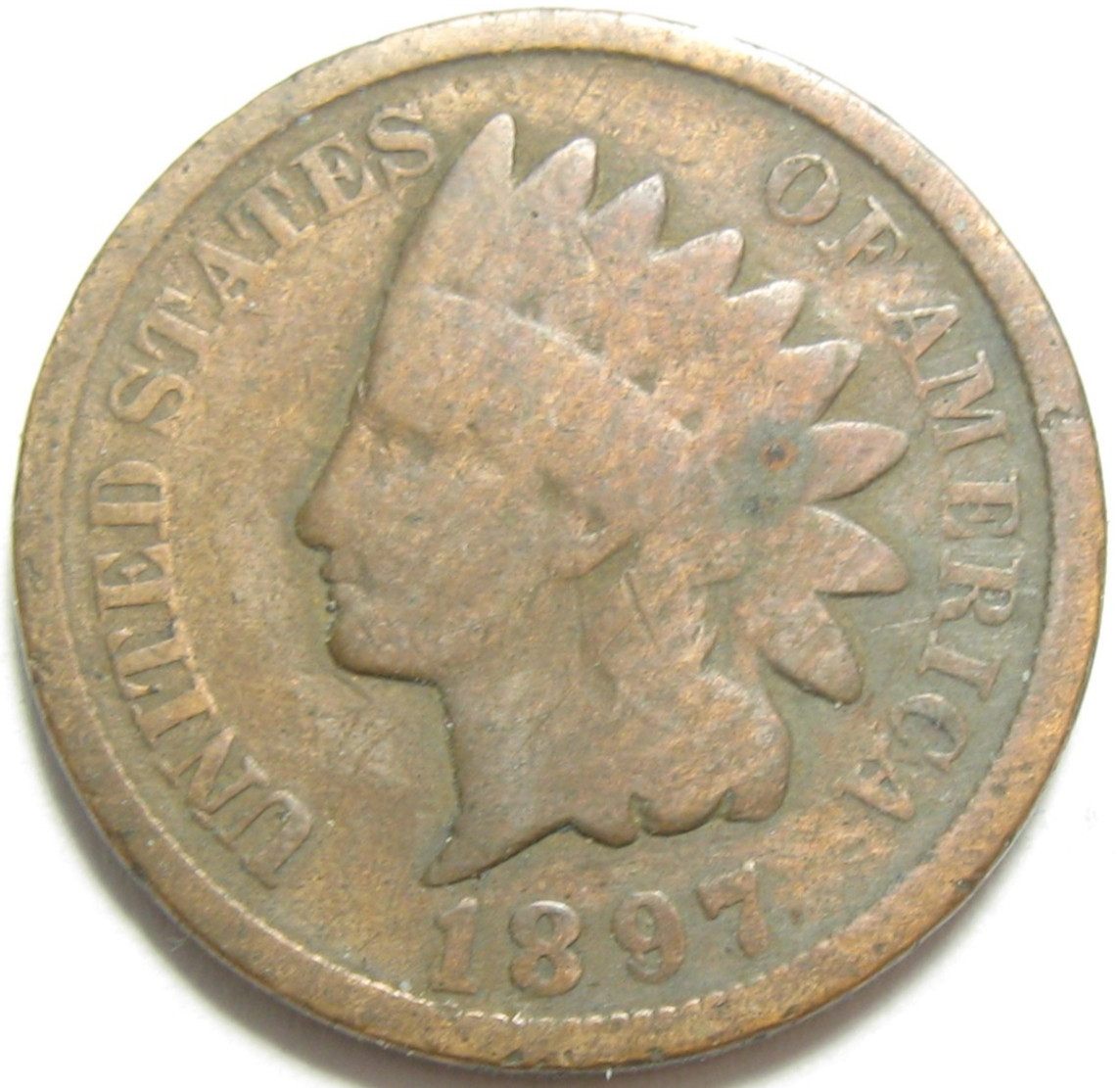 1897 Indian Head Cent - #11412-24