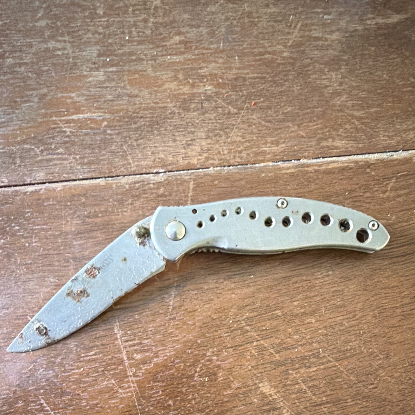 Kershaw 1580 Valiant SpeedSafe Assisted Ken Onion Pocketknife Silver VINTAGE