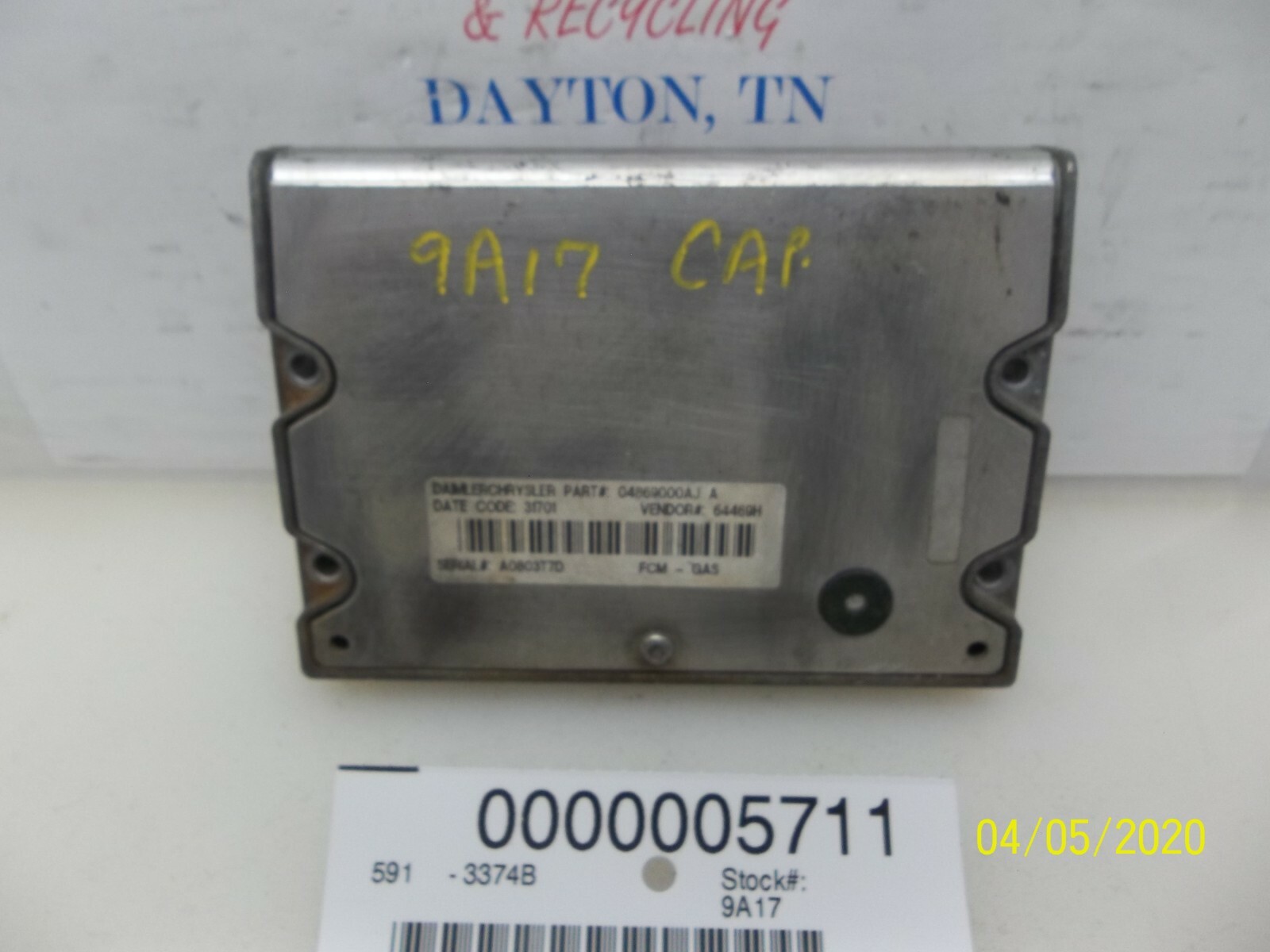 01 02 DODGE CARAVAN MULTIFUNCTION MODULE 4869000AJ OEM